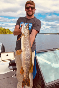 image of Justin Mast with big pike