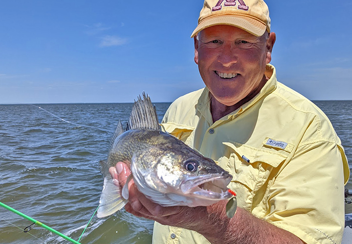 image links to new release about increased walleye limits on upper red lake