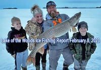 image of huge northern pike caught on Lake of the Woods
