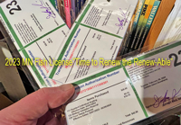 image of Jeff Sundin's renewed fishing license.