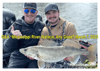 image of Max Wilson holding large walleye