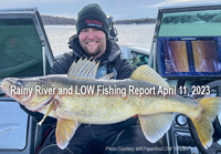 image links to fishing reports from the Rainy Ribver and Lake of the Woods