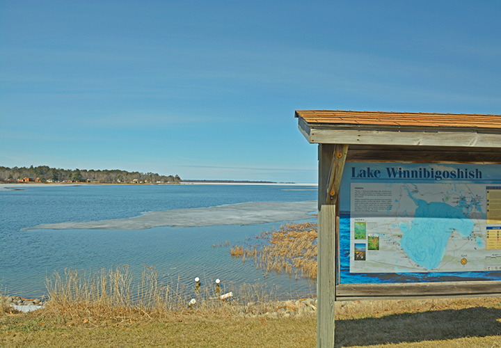 image of Lake Winnibigoshish at the Winnie Dam