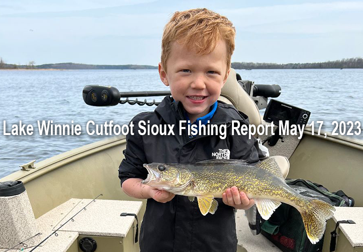 image links to fishing report from lake winnie and cutfoot sioux