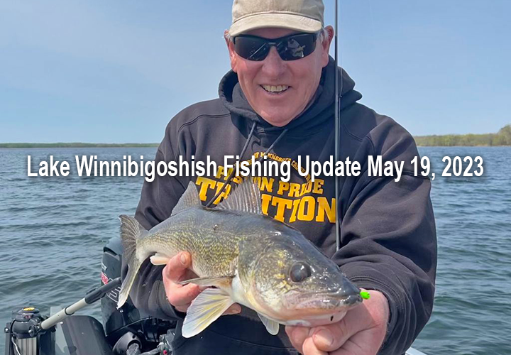 image links to winnie walleye fishing report