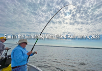 image links to fishing report about paul kautza and dick williams