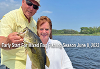 image of Janet Christensen with largemouth bass