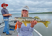 image links to walleye fishing report by Jeff Sundin 