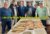 image links to ice fishing report from Ken Mar Ke Resort on Lake of the Woods