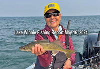 image links to fishing report from LaKE Winnie