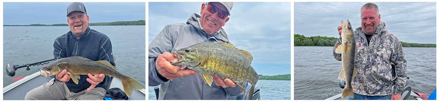 image of fish caught on a guided fishing trip with Jeff Sundin