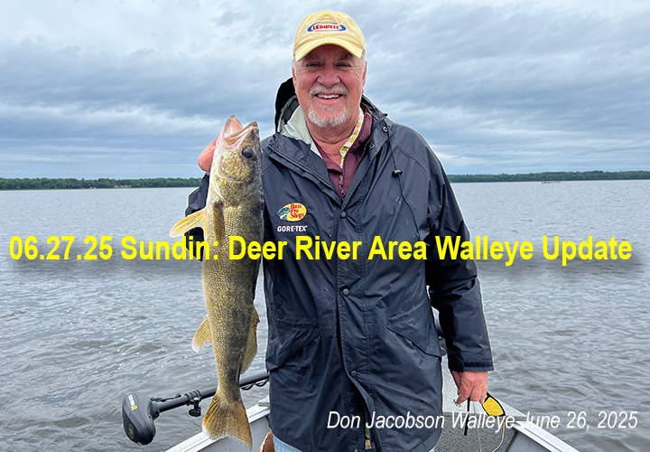 image links to walleye fishing report by Jeff Sundin 
