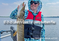 Lucy Patterson and Jeff Sundin showing off a nice crappie