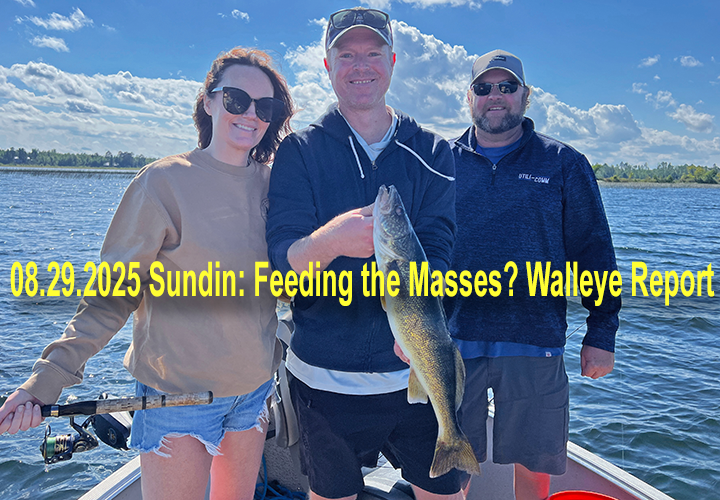 image links to walleye fishing report by Jeff Sundin 