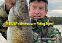 image links to fishing report from the ely Minnesota Area