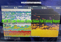 image links to fishing report from Lake Winnie and Cutfoot Sioux 