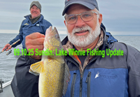 image of walleye caught on Lake Winnie fishing charter with Jeff sundin 