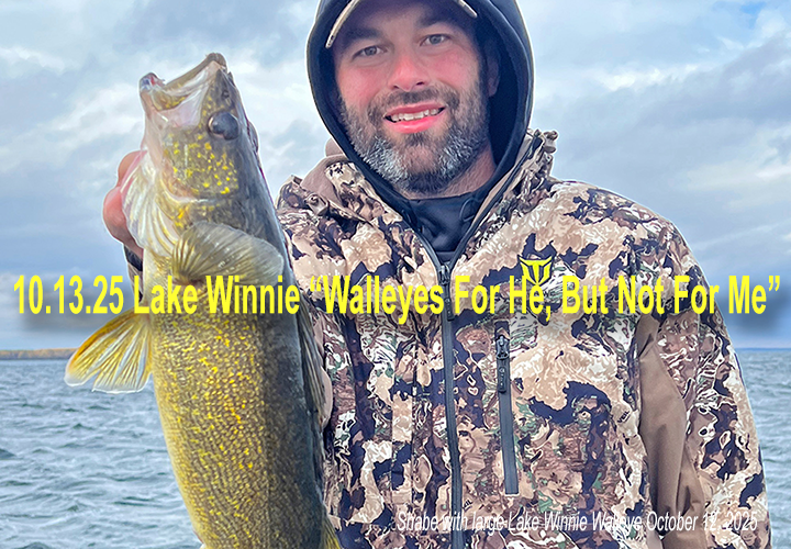 image links to walleye fishing report by Jeff Sundin from Lake Winnibigoshish