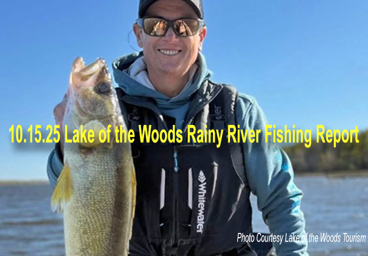 image links to Rainy River and Lake of the Woods fishing report