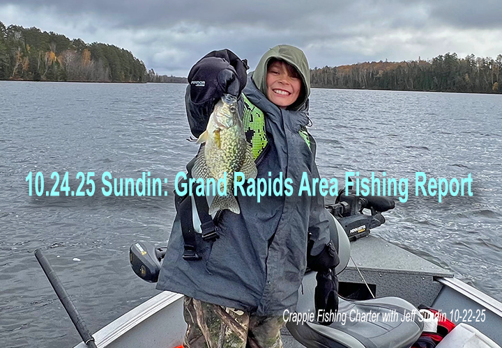 image links to grand rapids area fishing report by Jeff Sundin
