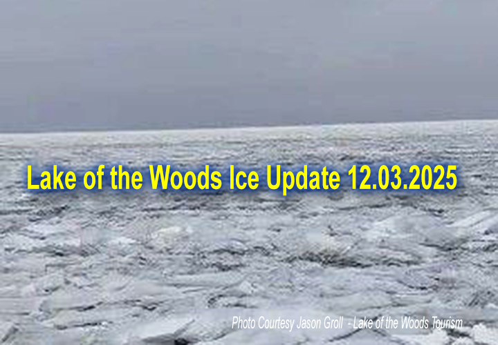 image links to ice fishing update from Lake of the Woods