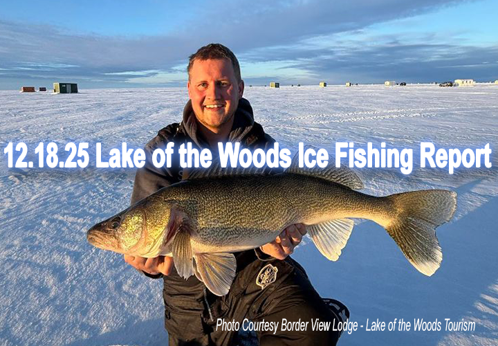 image links top ice fishing report from Lake of the Woods