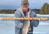 image of ice fisherman holding nice northern pike