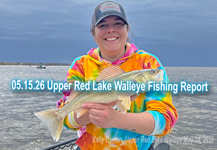 image links to fishing report from Upper Red Lake by Jeff Sundin 