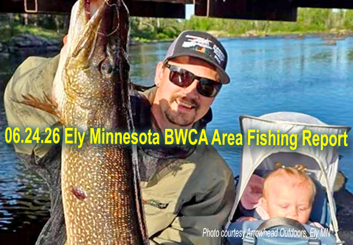 image links to fishing report from the Ely Minnesota area 