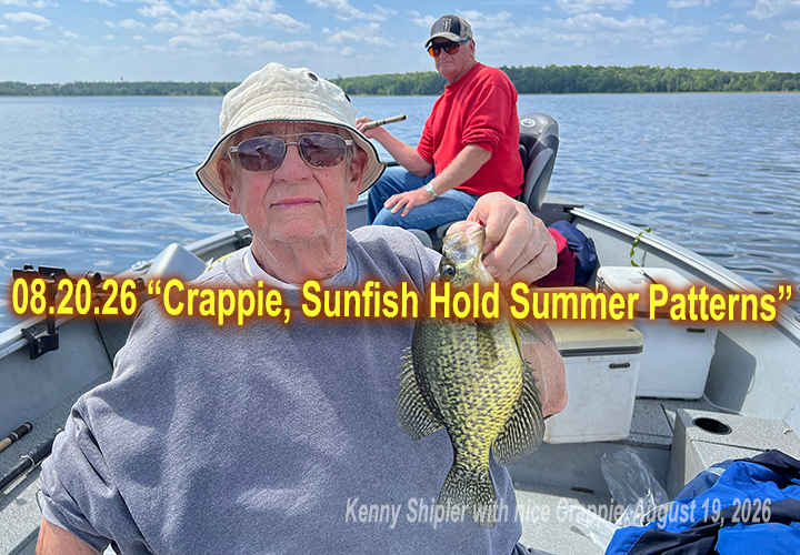 image links to crappie fishing report from north central minnesota by Jeff Sundin 