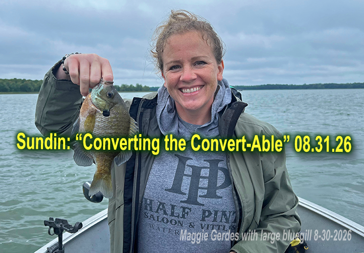 image links to fishing report about the Gerdes family fishing trip with Jeff Sundin