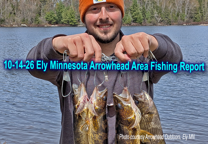 image links to fishing report from the Ely Minnesota region
