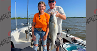 image links to fishing article about Lake Texoma striped bass fishing